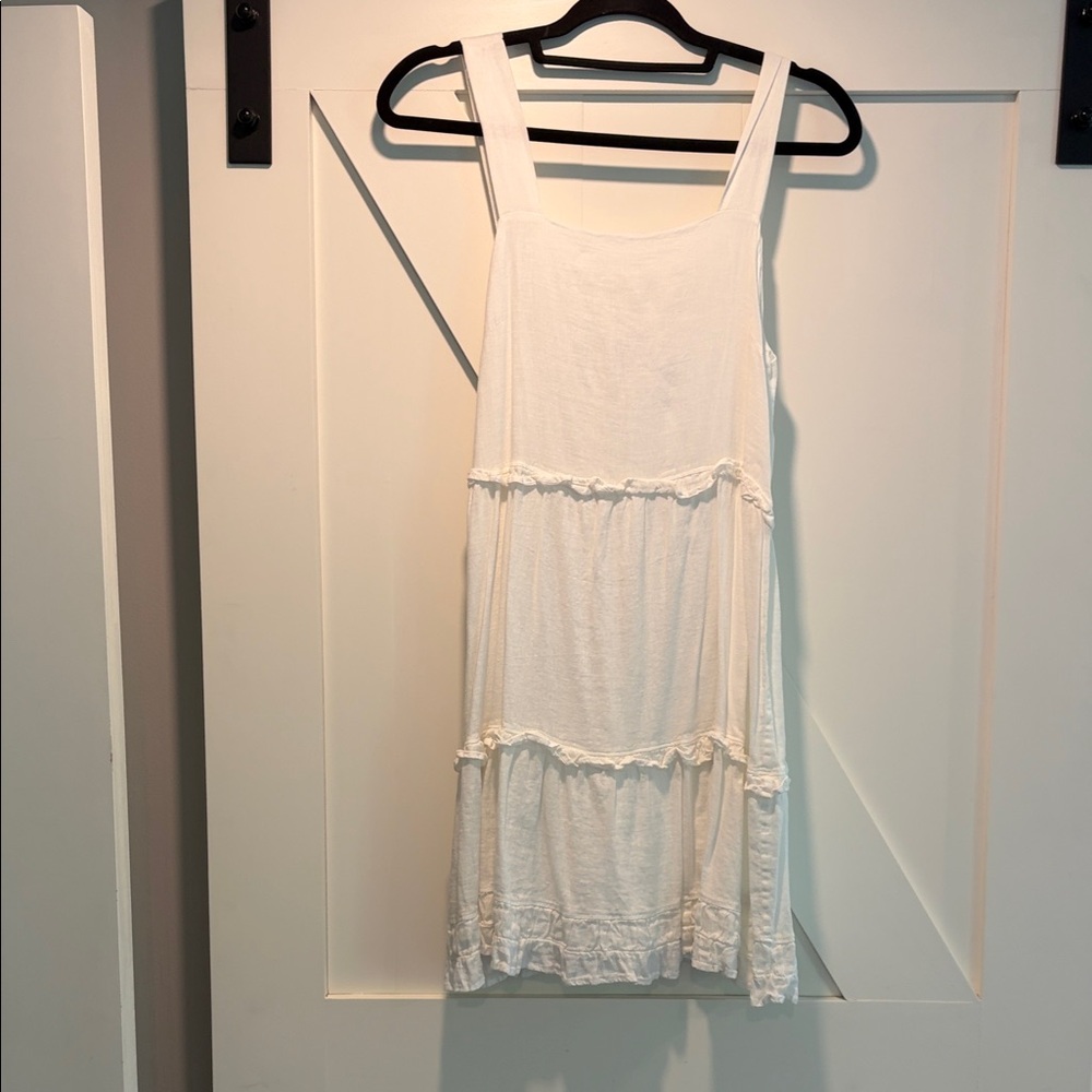 Rails White Tiered Sleeveless Sundress Tank